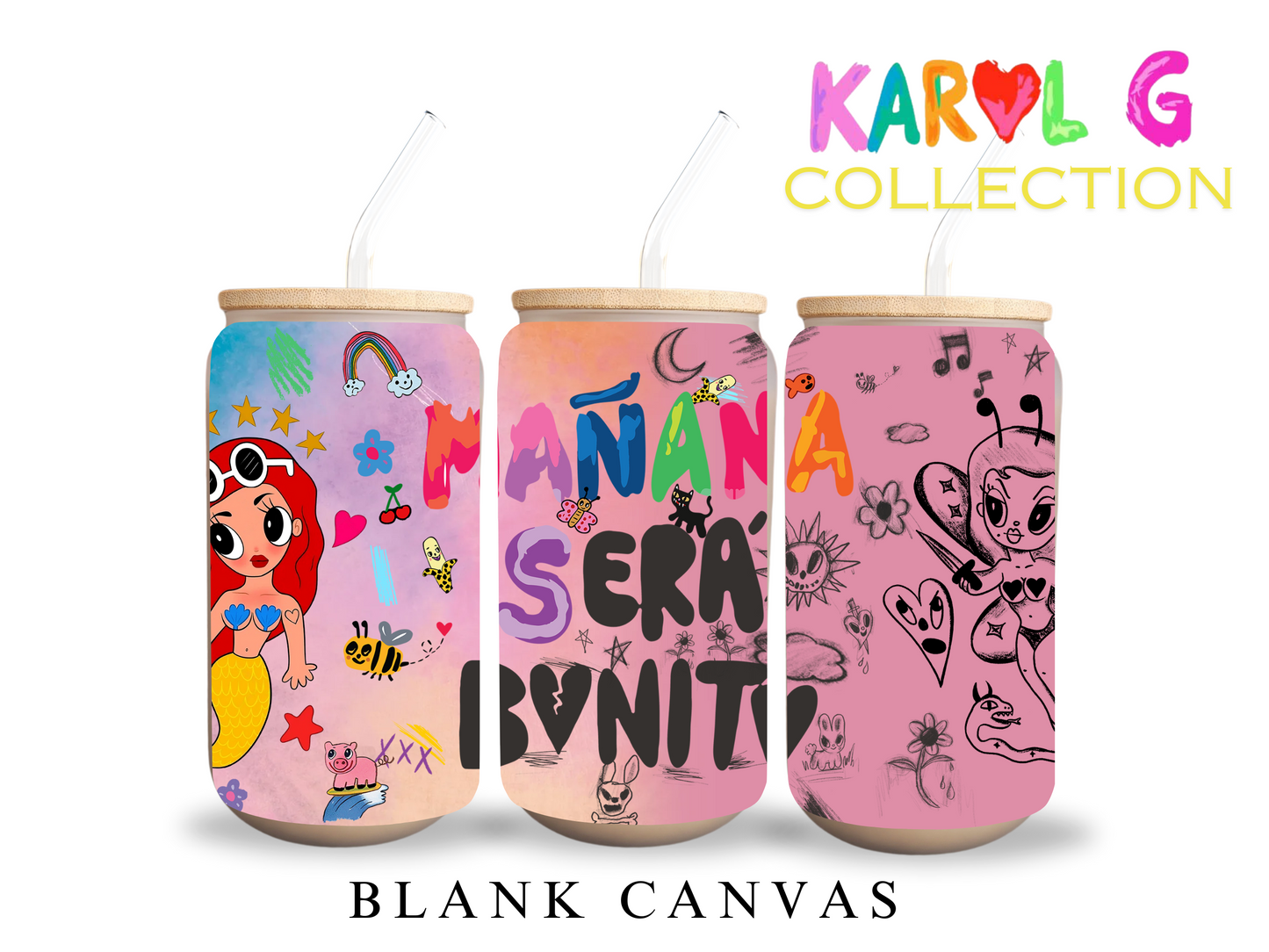 Karol G Glass Can Collection