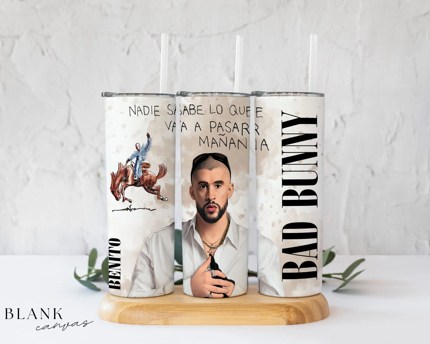 Bad Bunny 20 oz Tumbler